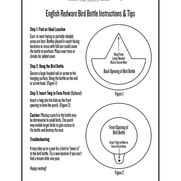 Williamsburg Bird Bottle, NEW - Picture 5 of 7